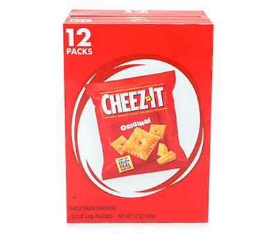 Cheez-It Cheese Crackers, Original, 12 oz, 12 Count