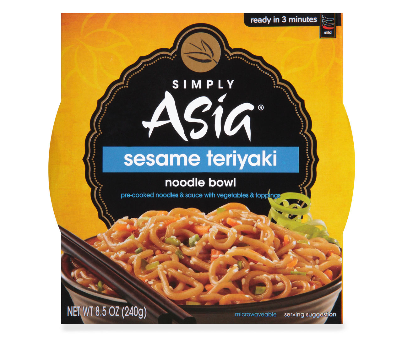 Simply Asia Sesame Teriyaki Noodle Bowl 8.5 oz. Bowl