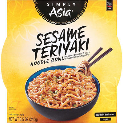 Simply Asia Sesame Teriyaki Noodle Bowl 8.5 oz. Bowl