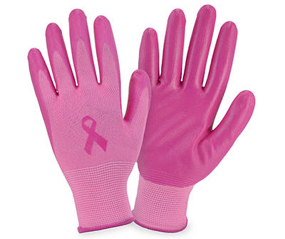 Ladies Breast Cancer Awareness Gloves