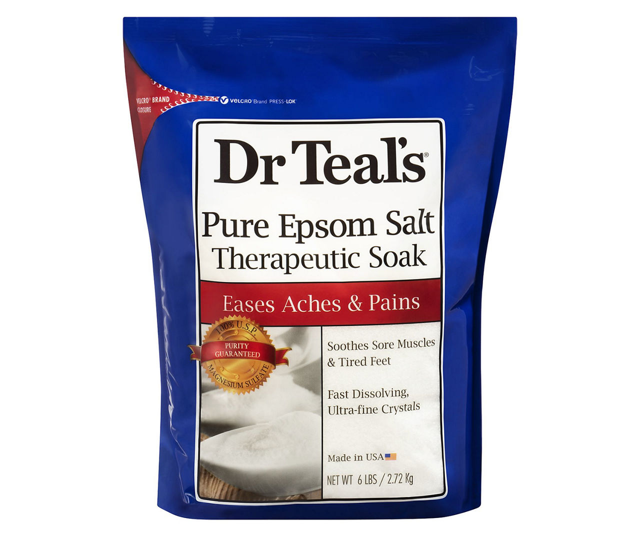 Dr Teal's Pure Epsom Salt Therapeutic Soak, 6 Lbs. Big Lots