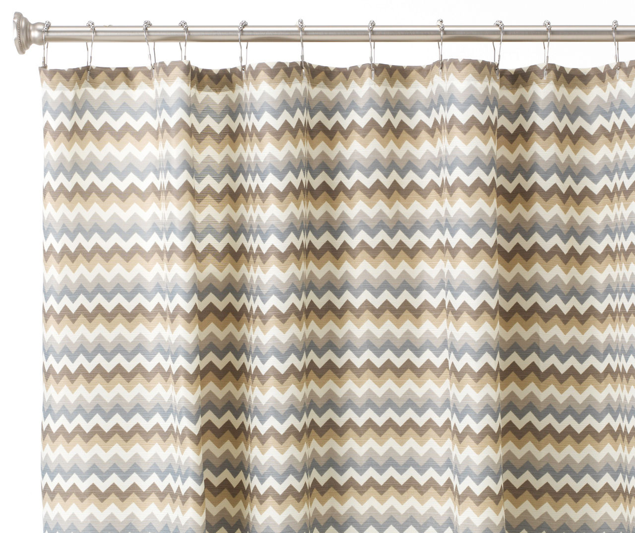 brown chevron curtains