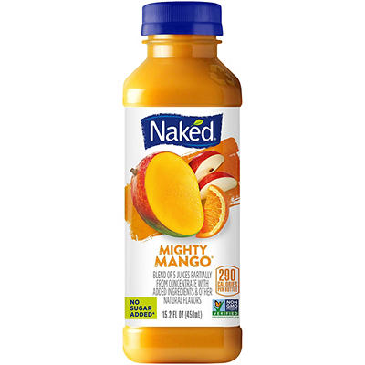 Naked 100% Juice Blend Of Juices Mighty Mango 15.2 Fl Oz