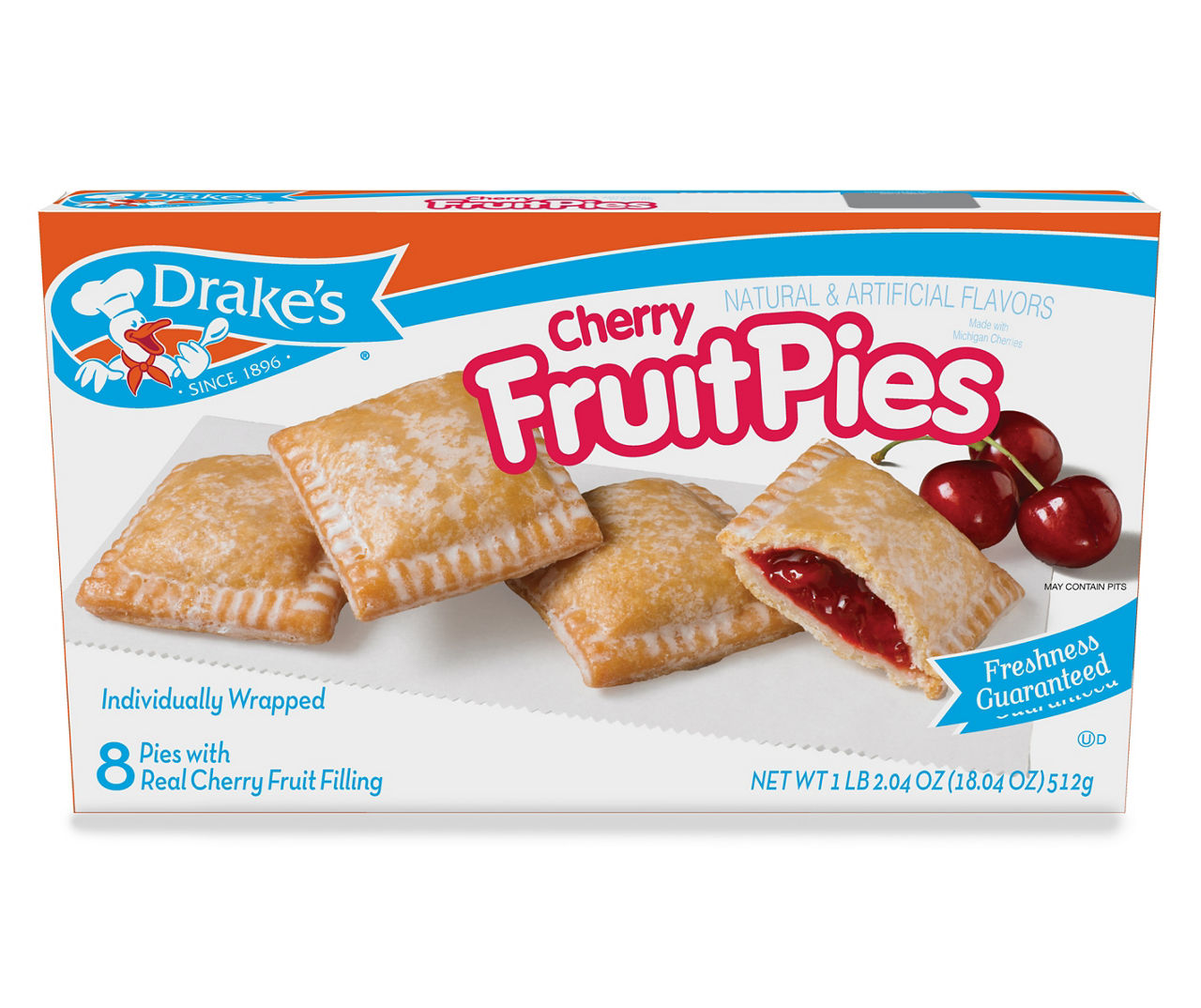 Drake's Cherry Fruit Pies, 8Count Big Lots