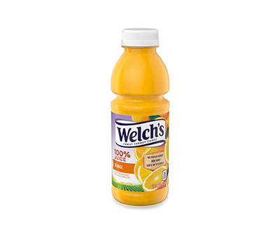 Orange 100% Juice Bottle, 16 Oz.