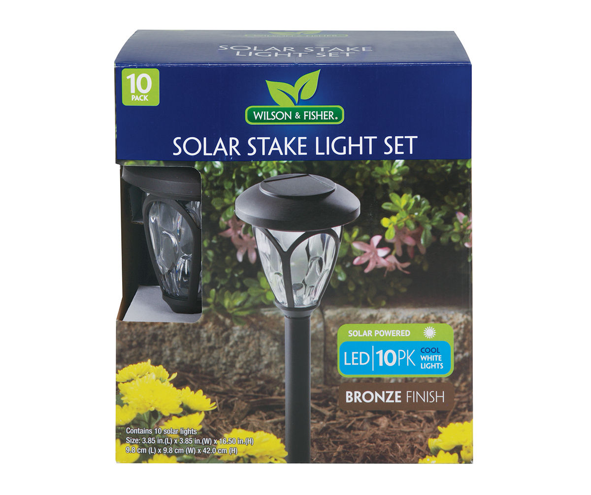 Wilson and fisher store solar stake lights