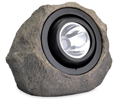 20x Brighter Solar Rock LED Spotlight, (6")