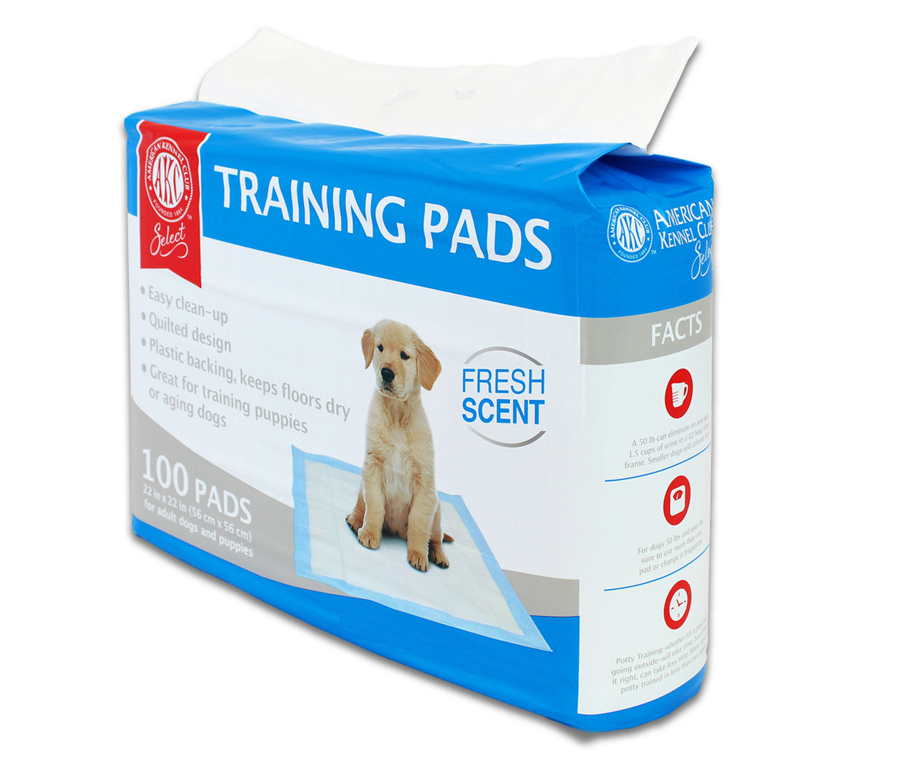 ASPCA 100 Dog Potty Training Pads Puppy Pads Pet Pee Mats 22X22 Fresh  Scented 840294118568