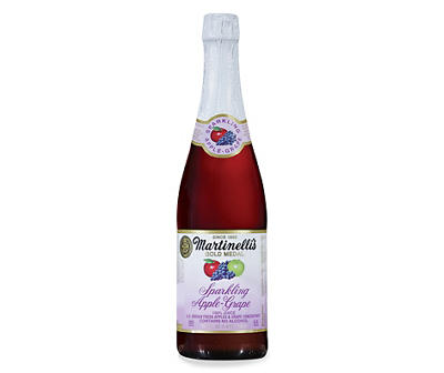 Martinelli's Gold Medal� Sparkling Apple-Grape 100% Juice 25.4 Fl Oz Glass Bottle