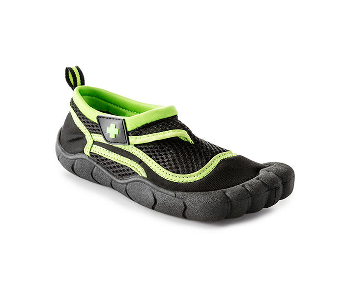 Youth Black & Green Water Shoes