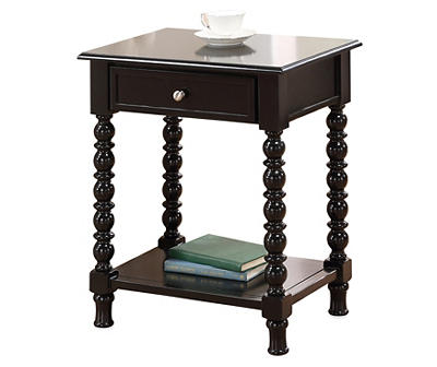 Black Side Table with Drawer | Big Lots