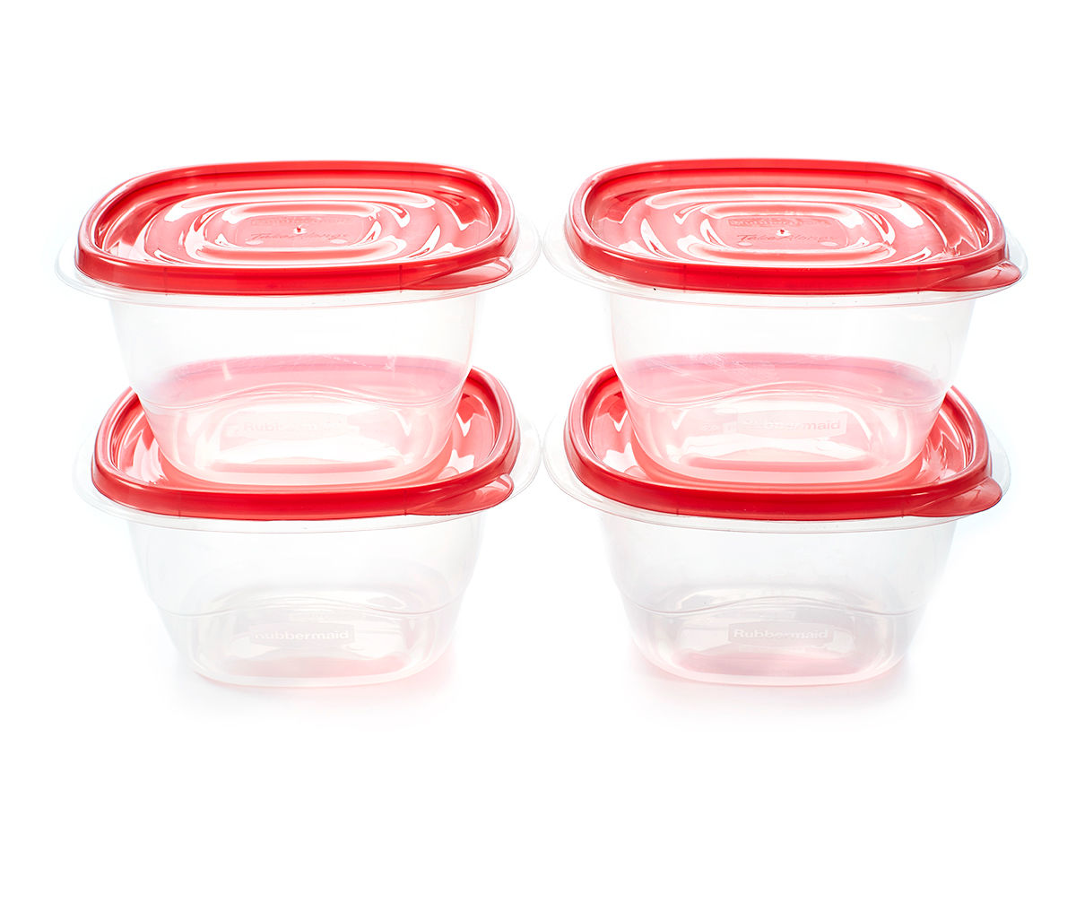 Rubbermaid TakeAlongs 2.9 Cup Square Food Storage Container 2 Pack 