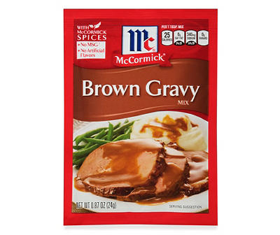 McCormick Brown Gravy Mix 0.87 oz. Packet