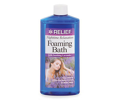 Relief Lavender Nighttime Relaxation Foaming Bath, 16 Oz.