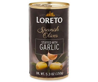 Spanish Green Olives Stuffed with Garlic, 5.3 Oz.