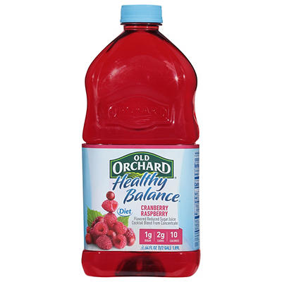 Old Orchard Healthy Balance Diet Cranberry Raspberry Juice Cocktail 64 fl oz