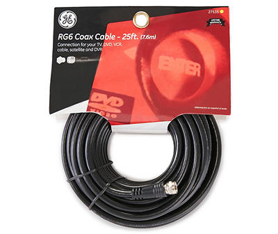 25' Video RG6 Coax Cable