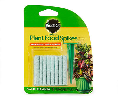 Indoor Plant Food Spikes, 1.1 Oz.
