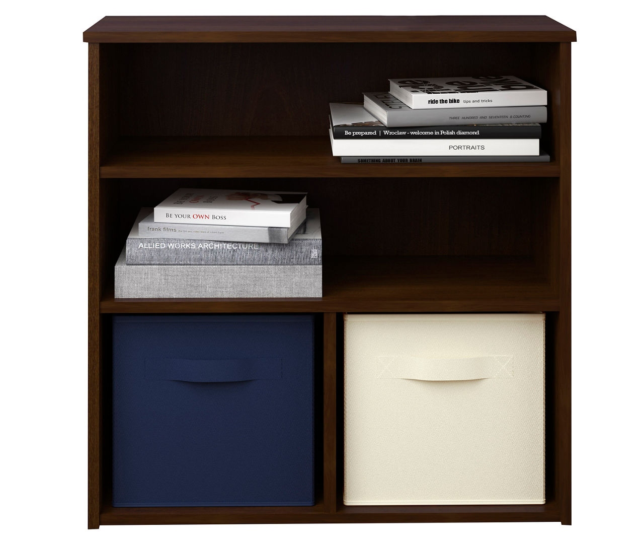 System Build 3-Shelf Resort Cherry Storage Cube Organizer