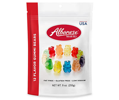 12 Flavor Gummi Bears, 9 Oz.