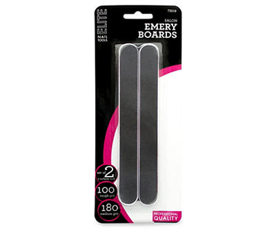 Salon Emery Boards, 2-Pack - Colors May Vary