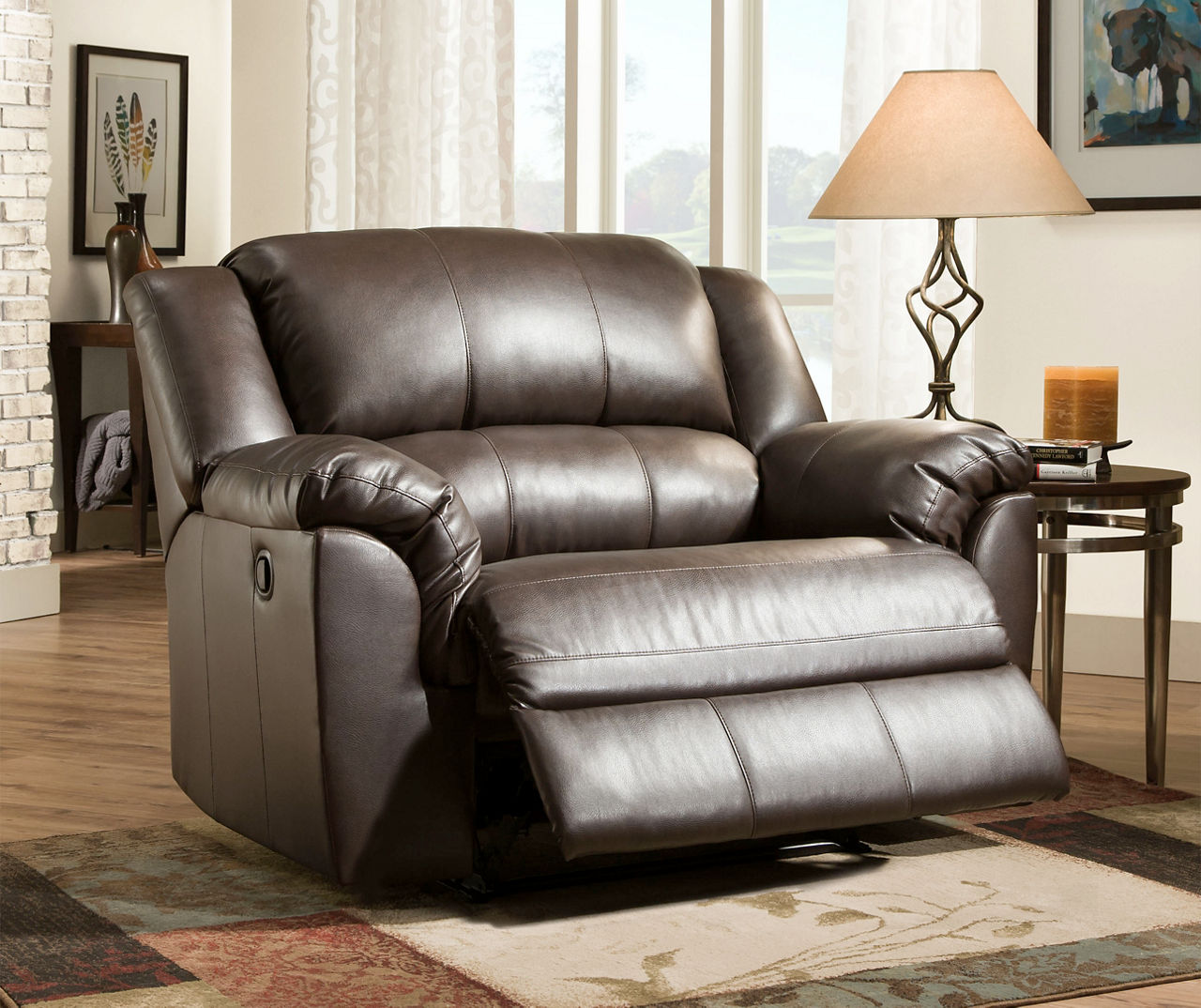 Simmons Cordova Espresso Cuddler Recliner Big Lots