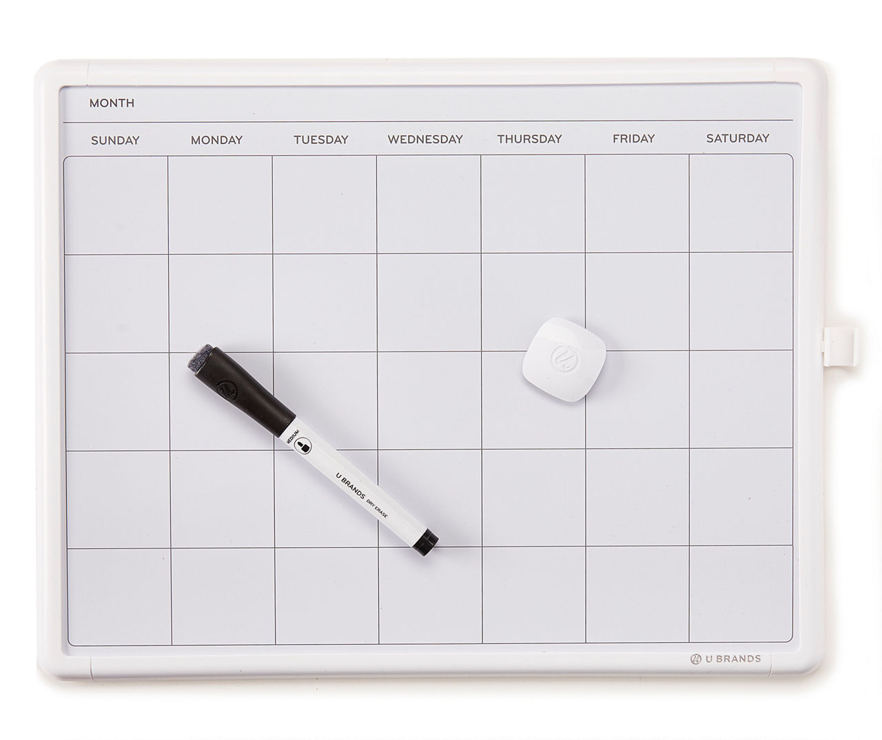 Large Magnetic Dry Erase Calendar Mint