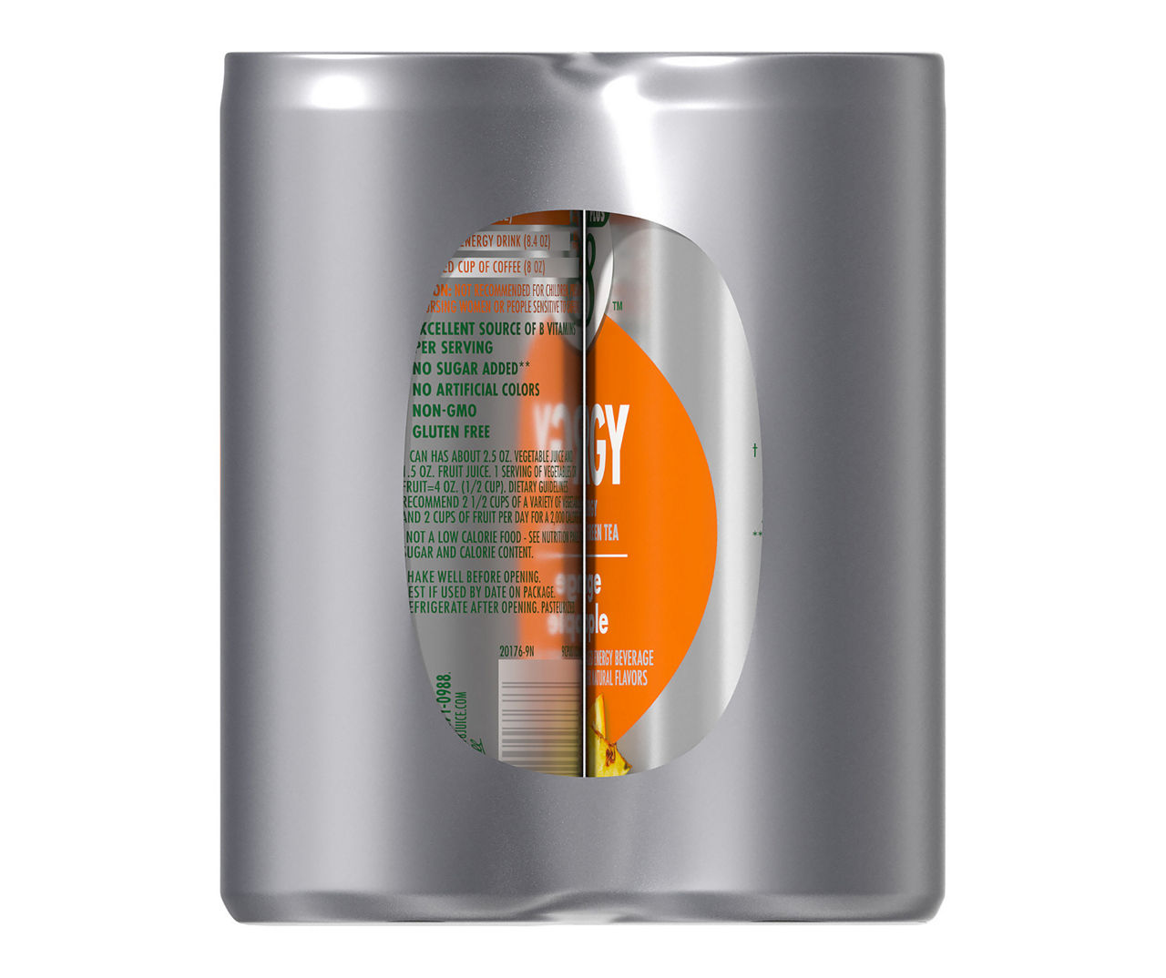 Energy Orange Pineapple Juice Drink, 6-Pack