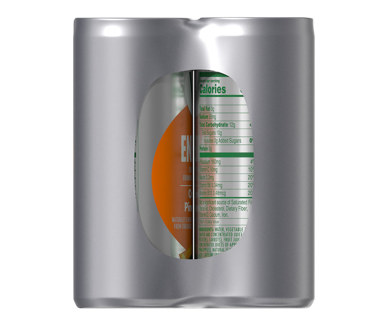 Energy Orange Pineapple Juice Drink, 6-Pack
