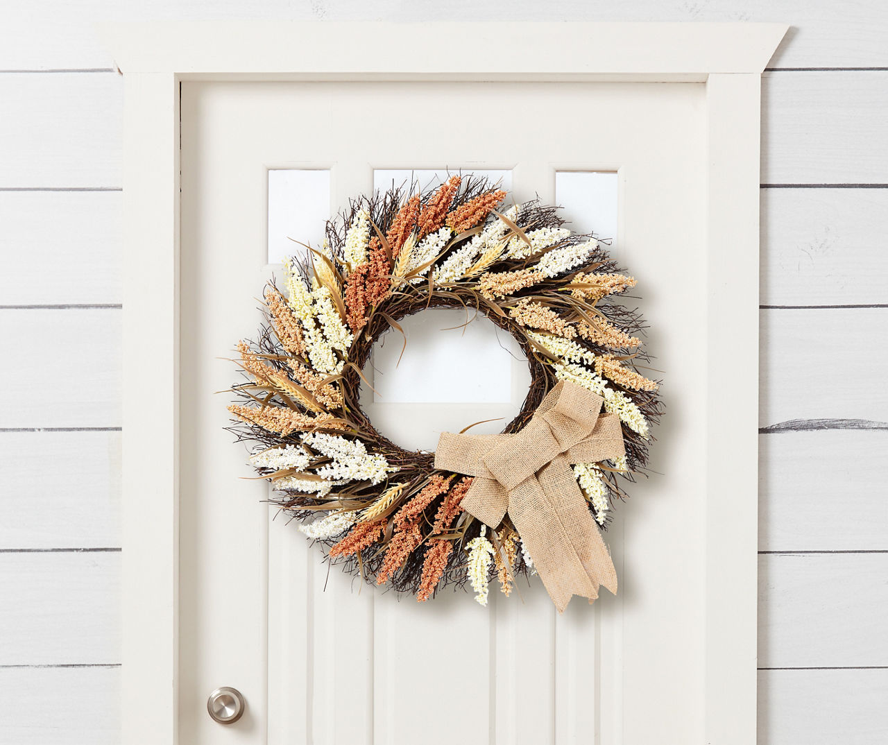 Natural Heather Wreath, (22