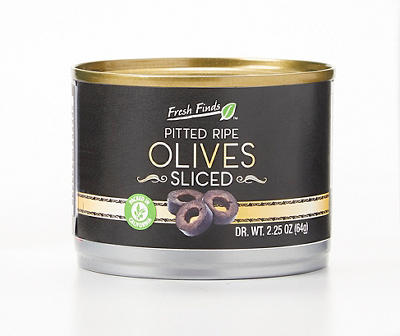 Sliced Pitted Ripe Olives, 2.2 Oz.
