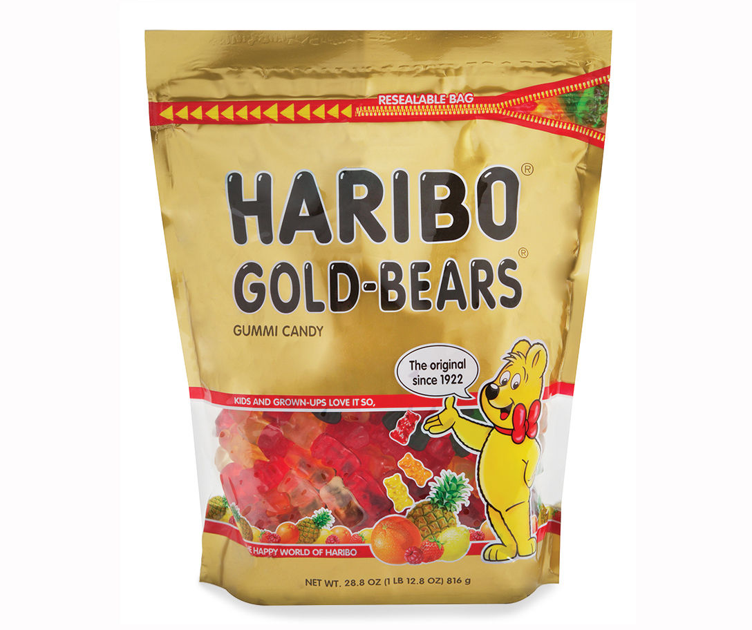 Haribo Goldbears Original Gummy Bears Bag, 28.8 oz