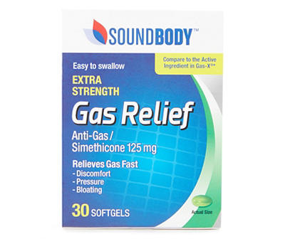 Extra Strength Gas Relief, Softgels, 30 Count