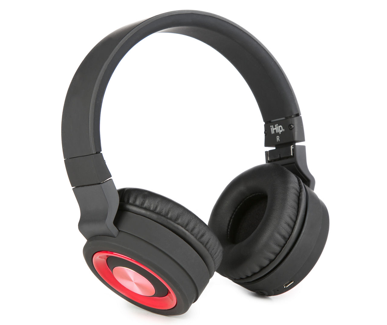 iHip Vortx Black Red Bluetooth Headphones Big Lots