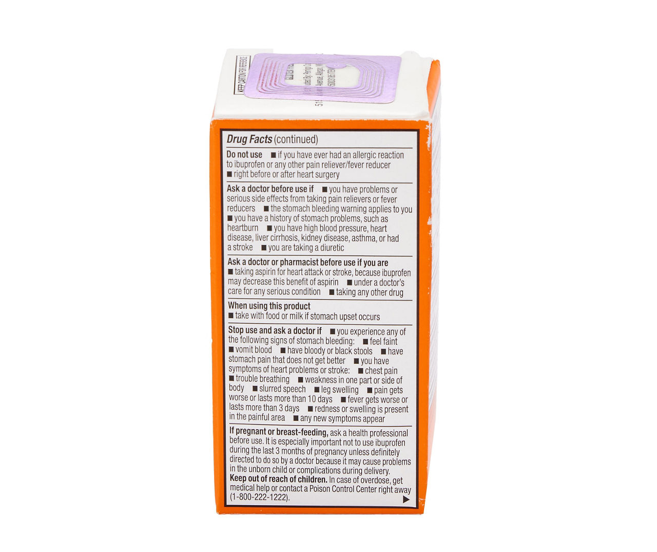 Ibuprofen 200 Mg Caplets, 100-Count