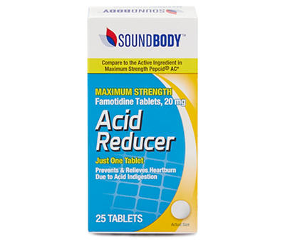 Acid Reducer 20 Mg Tablets, 25-Count