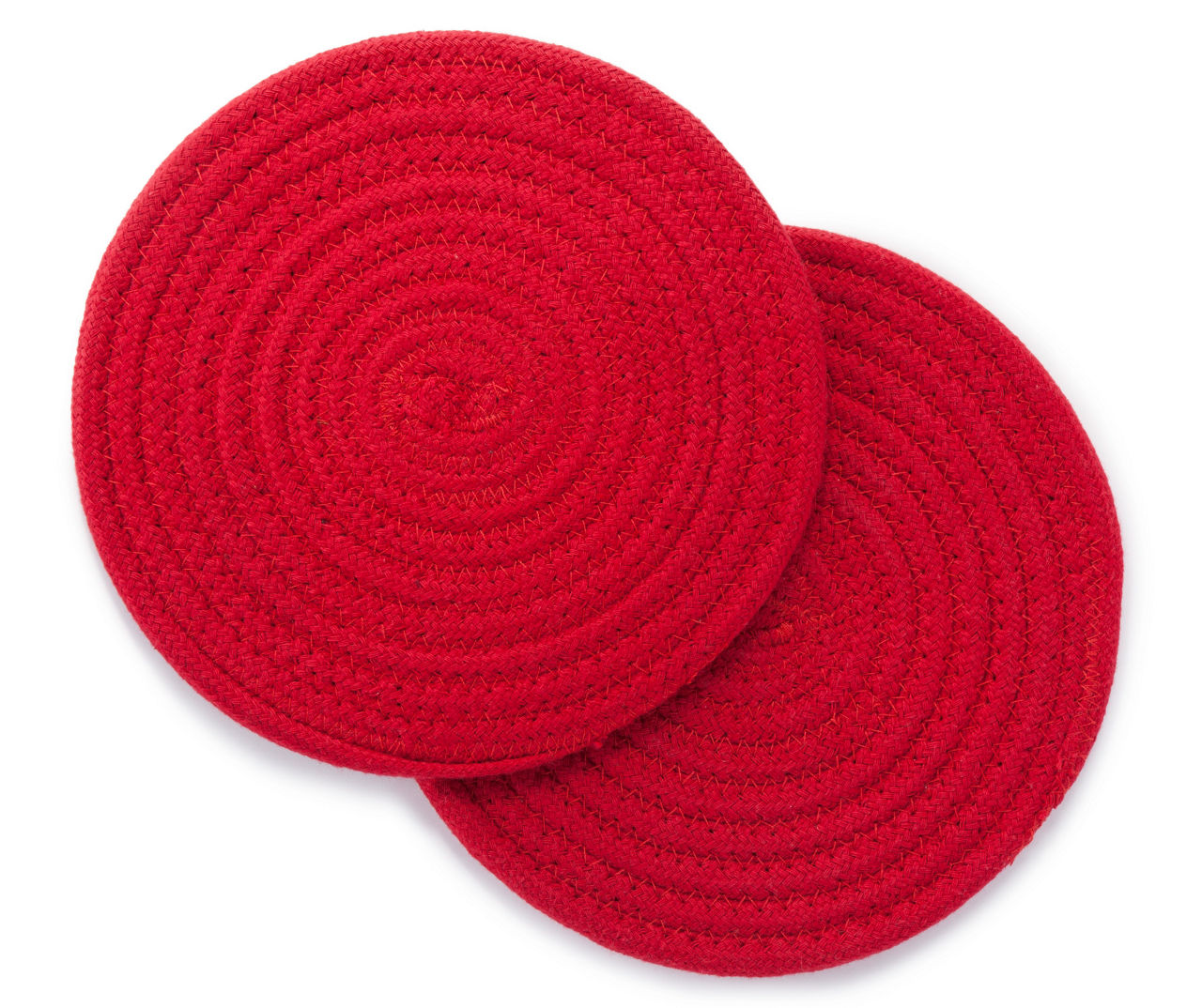 9" Round Red Trivets, 2-Pack