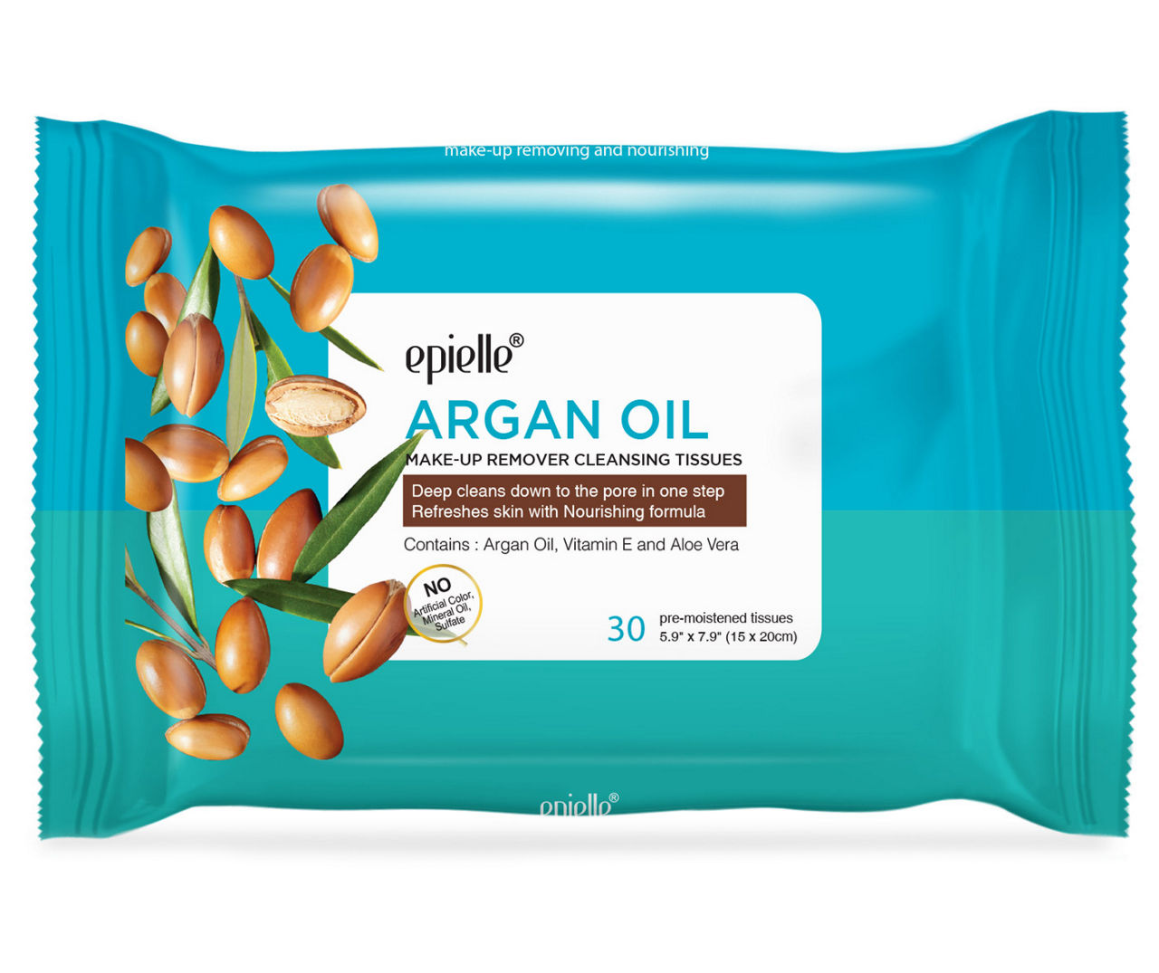 epielle Argan Oil Cleansing Tissues, 30Count Big Lots