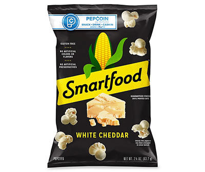 Smartfood Popcorn White Cheddar Cheese 2.25 Oz Bag