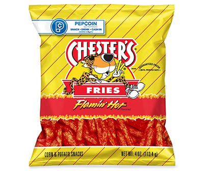 Chester's Fries Corn & Potato Snacks Flamin' Hot 4 Oz