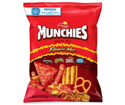 Munchies Frito Lay Snack Mix Flamin' Hot Flavored 3 Oz