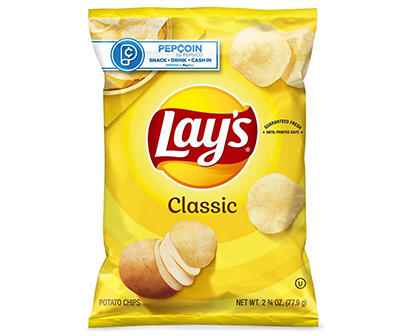 Lay's Classic Potato Chips 2.75 Ounces
