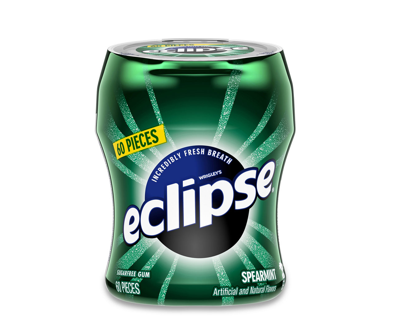 Eclipse ECLIPSE Spearmint Sugar Free Chewing Gum Bulk Pack, 60 ct Bottle