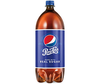 Pepsi Real Sugar Soda Cola 2 L