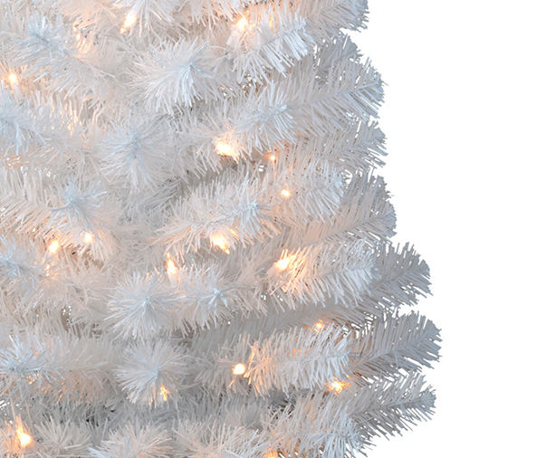 4' Pre-Lit Artificial White Christmas Tree | Big Lots