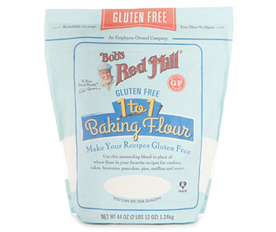 Gluten-Free 1-To-1 Baking Flour, 44 Oz.