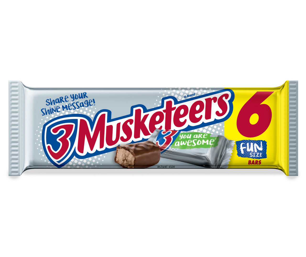 3 Musketeers Fun Size Candy Bars - 10.48-oz. Bag - All City Candy