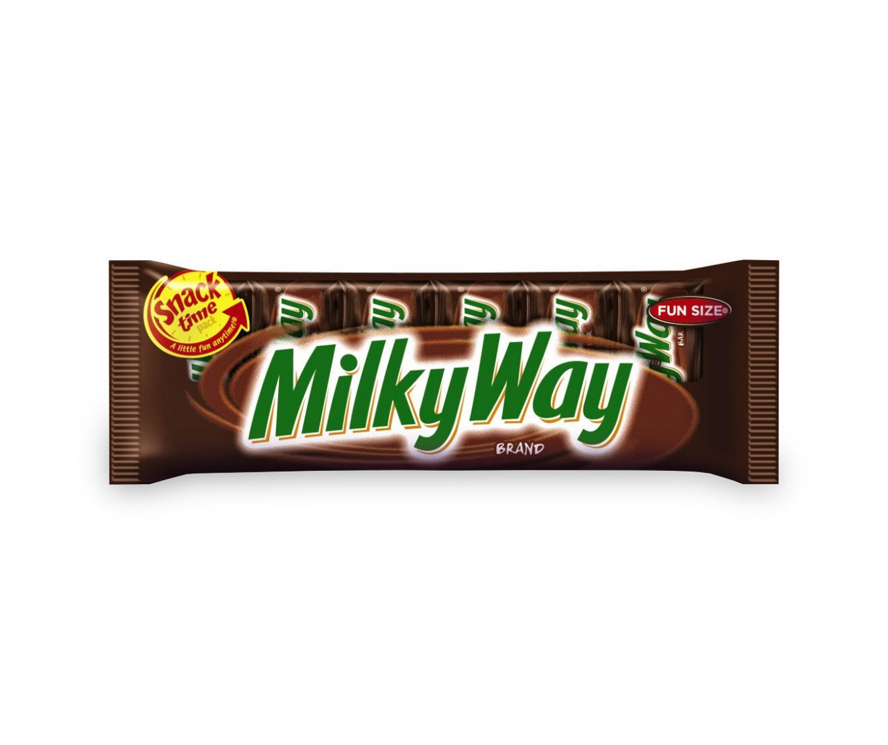 MILKY WAY Milk Chocolate Fun Size Candy Bars, 3.36 oz Bag (Pack of 6)