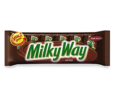 MILKY WAY Milk Chocolate Fun Size Candy Bars Bag, 3.36 oz, 6 Pack