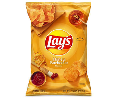 Lay's Potato Chips Honey Barbecue Flavored 7 3/4 Oz